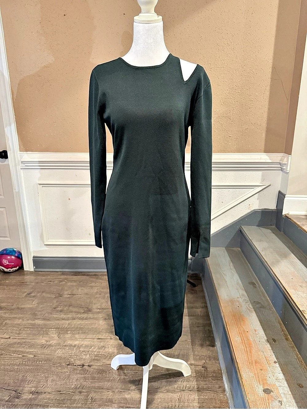 House of Harlow 1960 Midi Dress in Green Size Large NWT